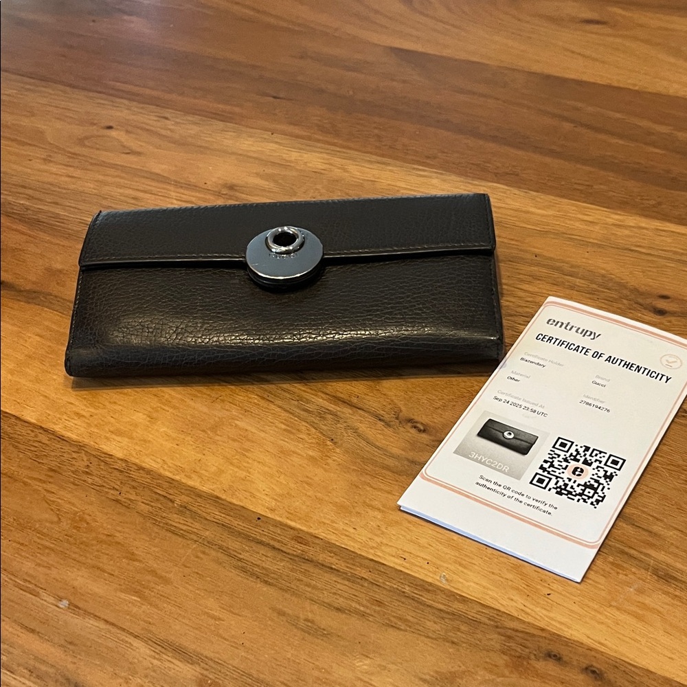 Gucci Brown Leather Wallet